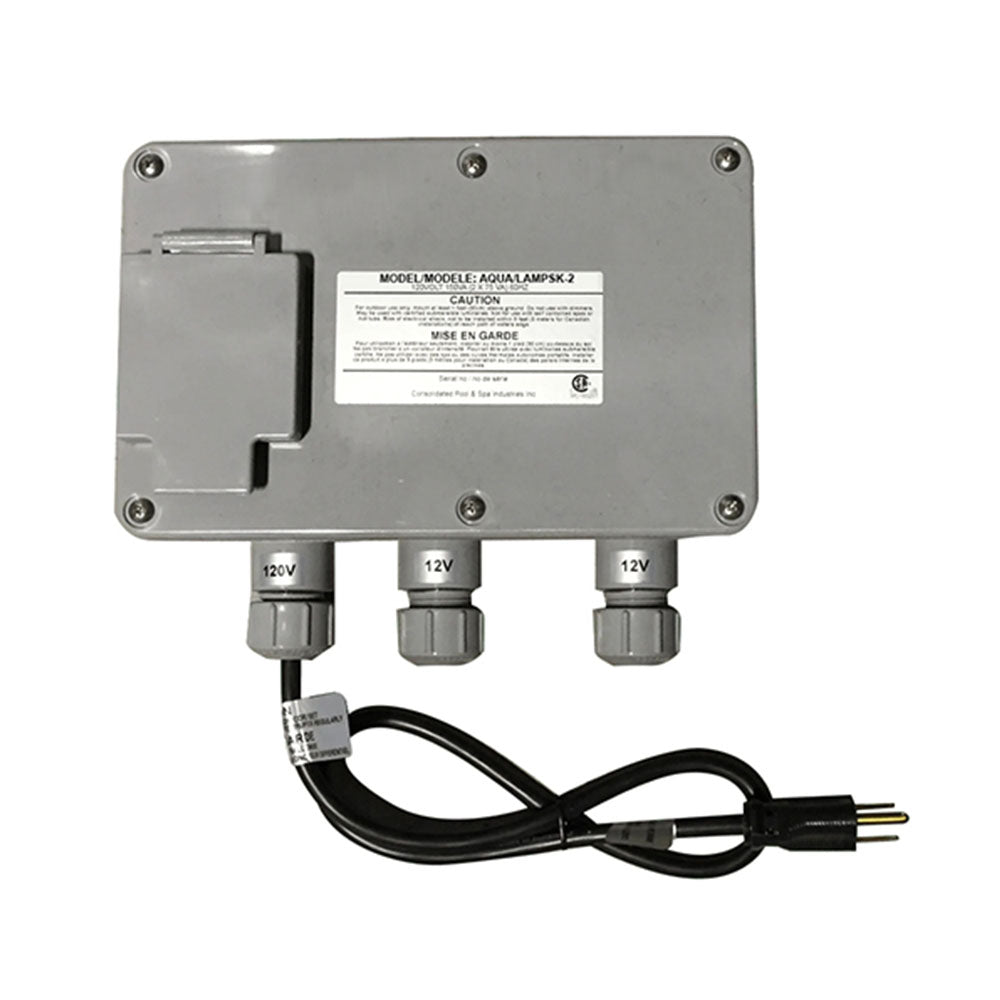 Authentic Aqua/Lamp AL152 - Rainbow Rays or Aqua/Lamp - DUAL Light Transformer Box - COMPLETE