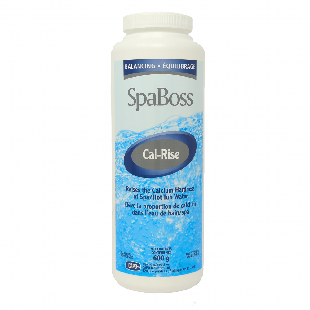 SpaBoss Cal-Rise product for increasing calcium hardness in spa water, safe and soluble for immediate use.