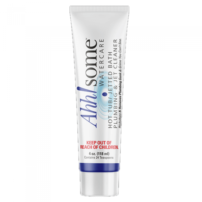 Ahh-Some Hot Tub/Jetted Bath Plumbing & Jet Cleaner 4 oz tube for effective cleaning of hot tubs and jetted bathtubs.