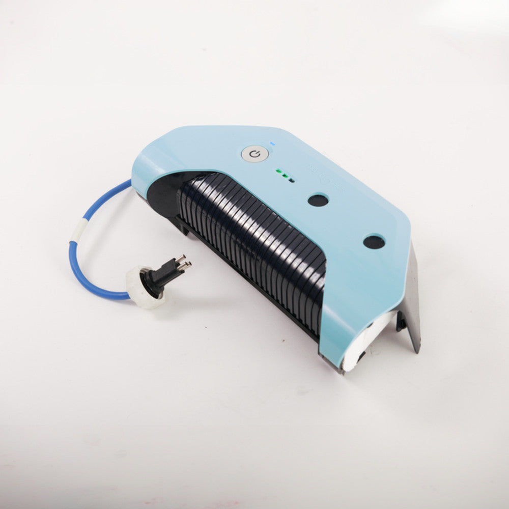 Authentic Maytronics Dolphin 99980005ASSY Power Pack for Dolphin Liberty models, featuring a blue design and connection port.
