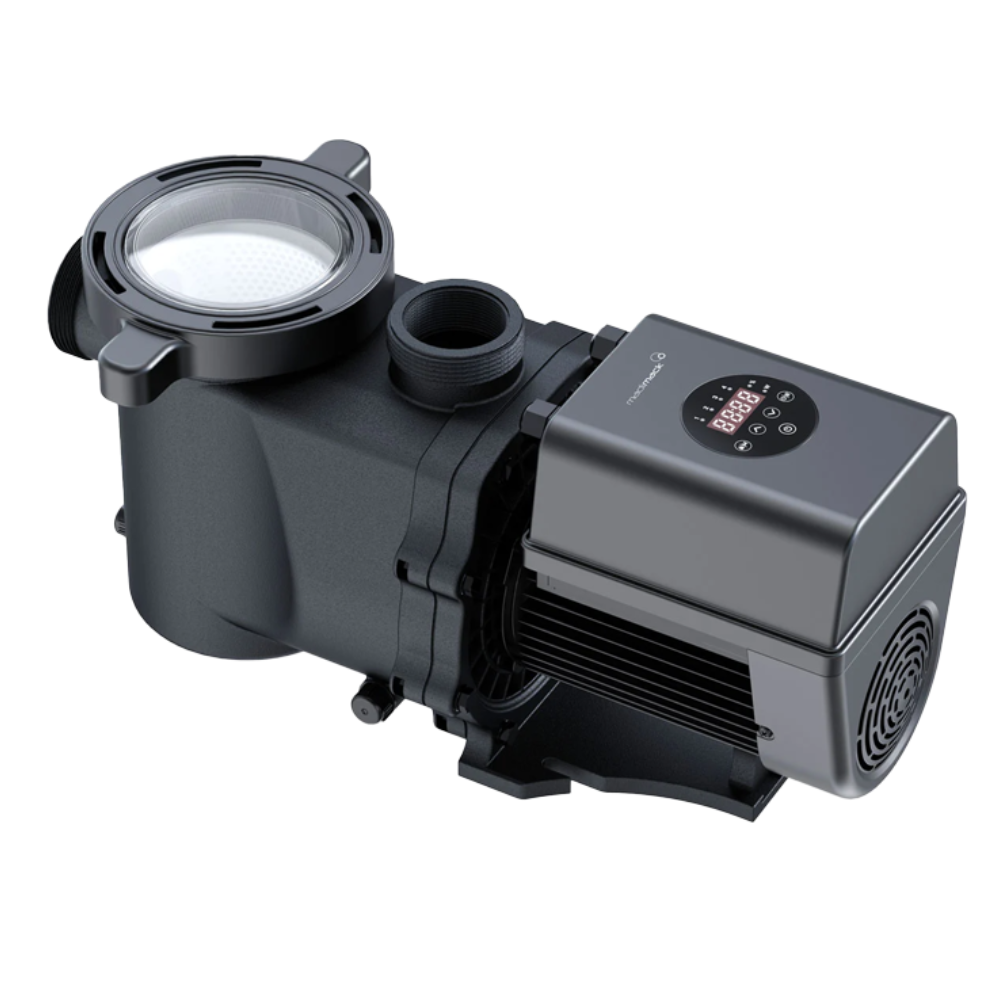 Madimack InverFLOW ECO 400i 1.33 HP variable speed pool pump, energy-efficient design with advanced inverter technology.
