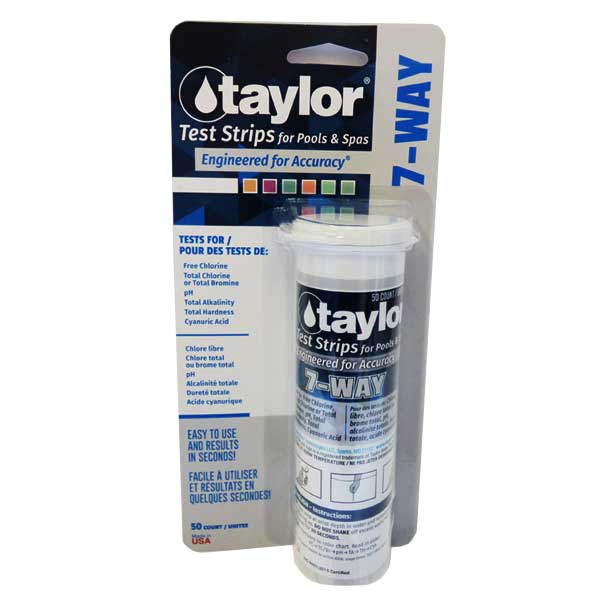 Bandelettes de test Taylor 7 en 1 (50/flacon)