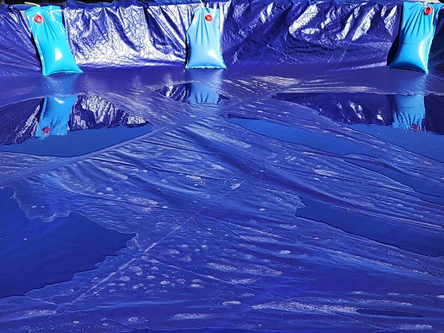 Sacs muraux pour couverture de piscine d'hiver 11" x 18" de long 16 mil (Ensemble de 4)