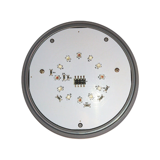 Authentic Aqua/Lamp AL14RR - 12 Volt Rainbow Rays Multi-Coloured LED Bulb (12 Coloured LED's) c/w Grey Silicone O-Ring (AL4S)