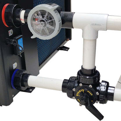 Bypass Kit for 1-1/2” Plumbing featuring 3-way diverter and check valve with PVC fittings.