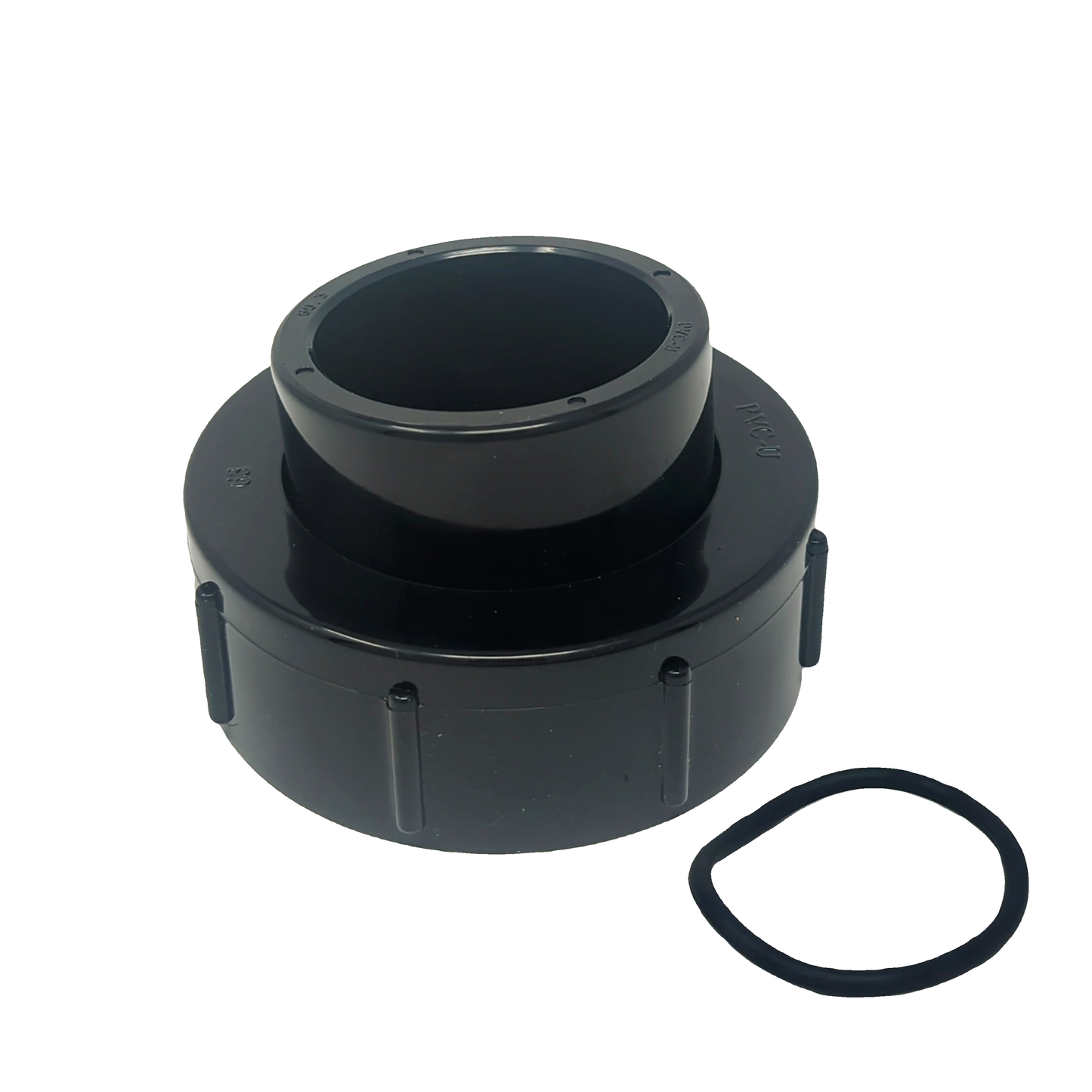 Authentic Madimack MMSP11072 Union Nut & Tail (2”) replacement part for InverTITAN and InverELITE Pool Heat Pumps.