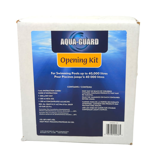 Kit d'ouverture de piscine Aqua-Guard - Jusqu'à 40 000 L