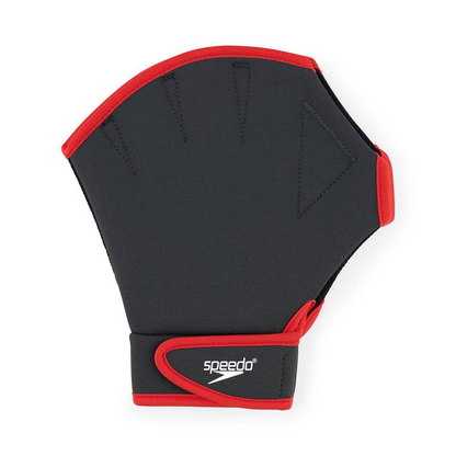 Aqua Fitness Gloves – Charcoal / Red