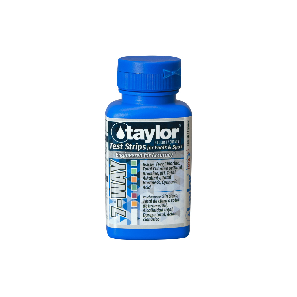 Taylor 7-Way Test Strips (50/Bottle)