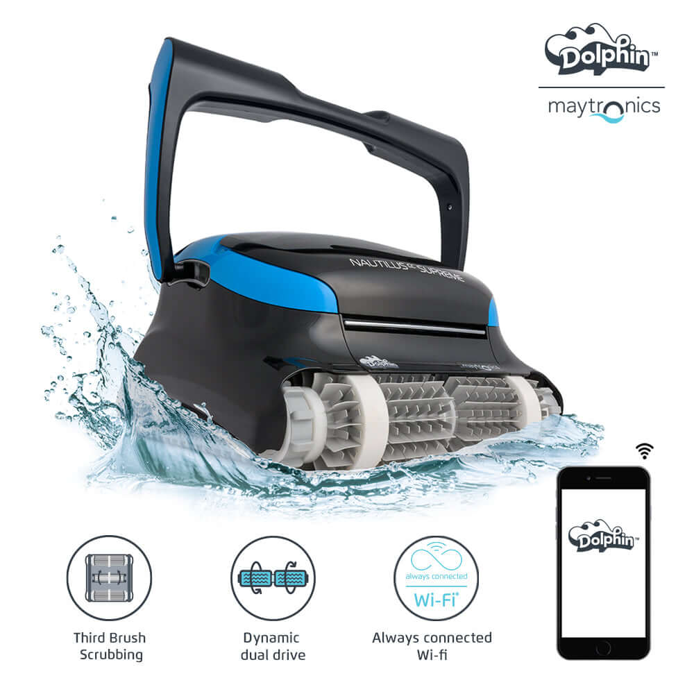 Maytronics Dolhpin Nautilus CC Supreme and App Features